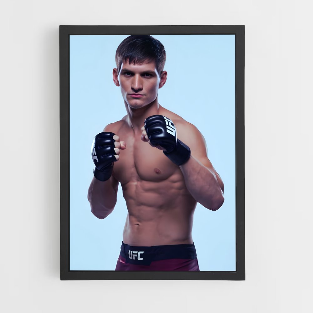 Poster Le Boxeur Étoile – affiche MMA (vue 2)